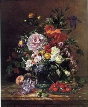unknow artist Floral, beautiful classical still life of flowers 06 oil painting image